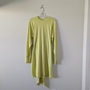 Steve Madden Lime Green Knit Tie-Back Dress - Womens Size Small